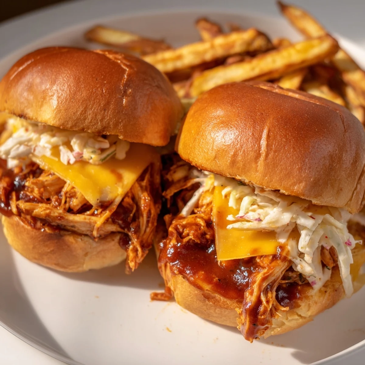 Juicy BBQ Chicken Sliders