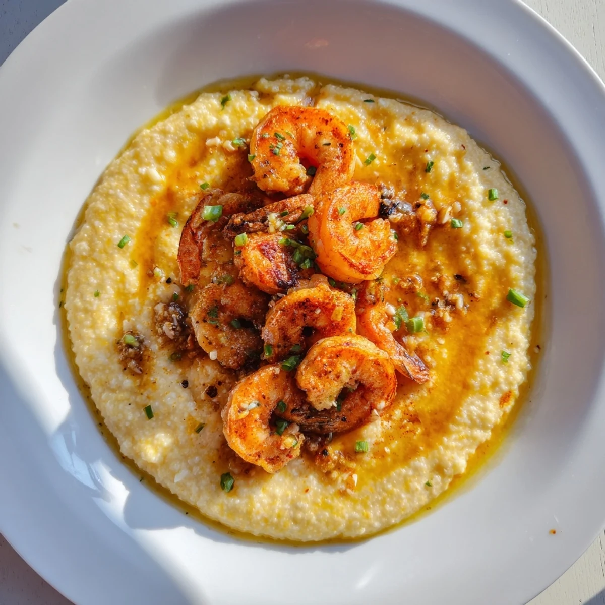 Shrimp & Grits Garlic Butter
