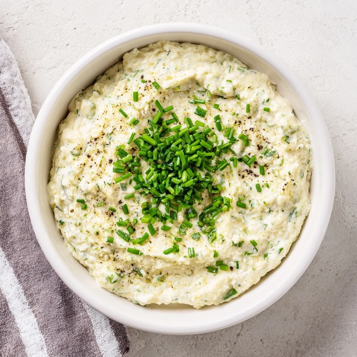 Homemade Veggie Ranch Dip: a vibrant, tangy appetizer sprinkled with fresh, fragrant chives.