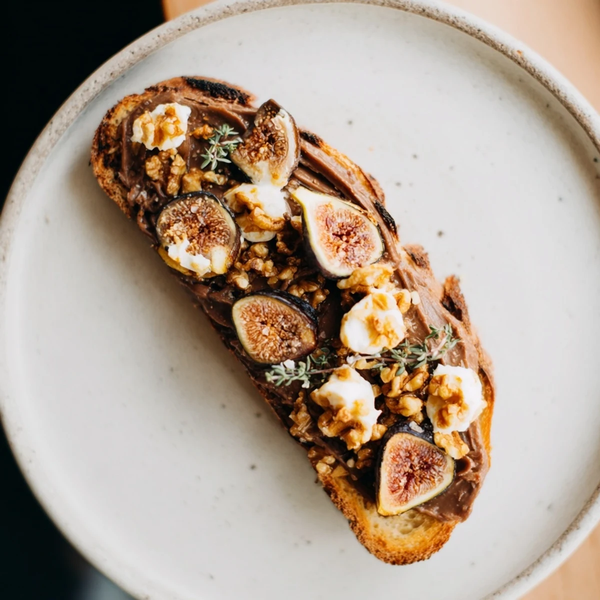 Enjoy the richness of this Royal Tapestry appetizer; a delightful combination of sweet figs and smooth pâté.