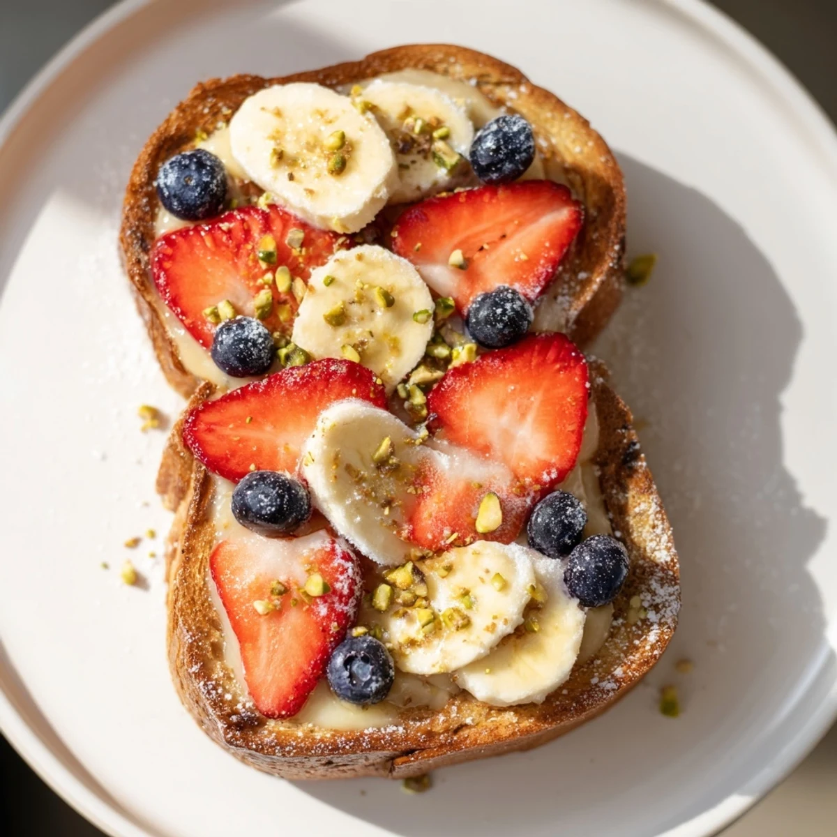 The creamy yogurt filling bakes into the bread for beautiful Viral Yogurt Toast, ready to eat.