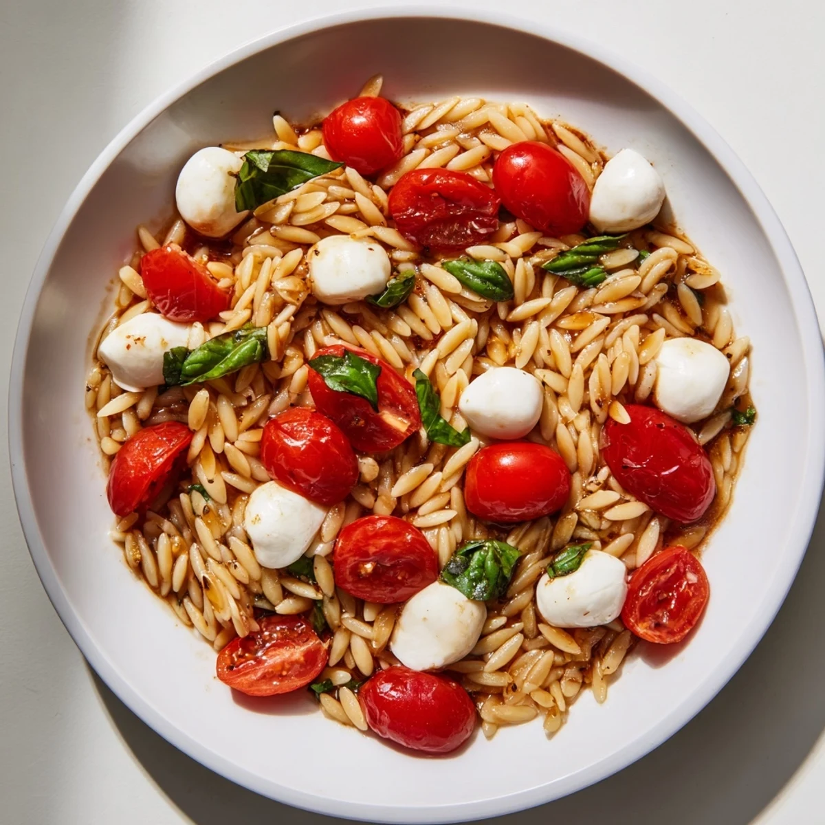 Caprese Orzo Salad Fresh