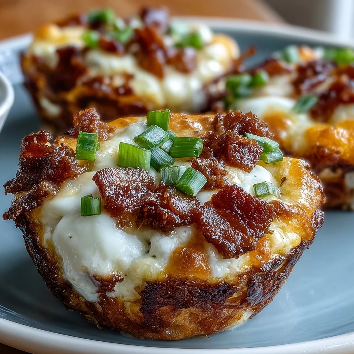 Savory Ranch & Cheddar Egg Muffin Cups cooling on a wire rack, ideal for healthy gluten-free meal prep snacks.