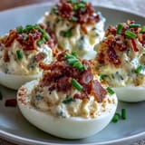 Bacon Ranch Deviled Eggs
