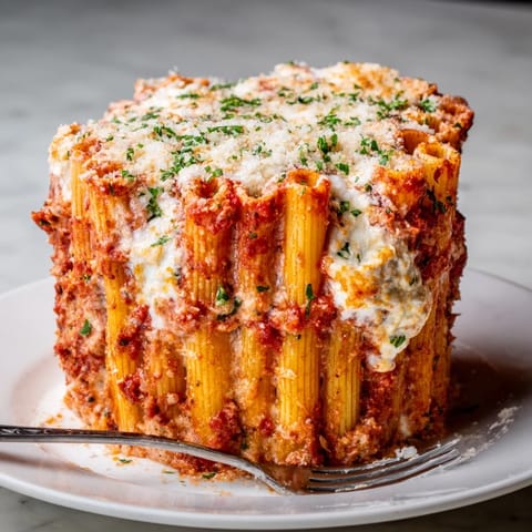 Honeycomb Pasta Cake Rigatoni