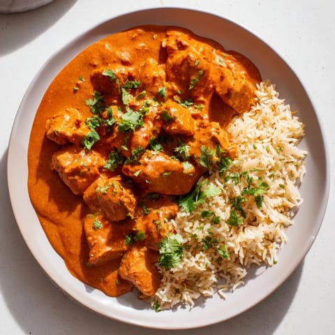 Butter Chicken and Rice Pilaf