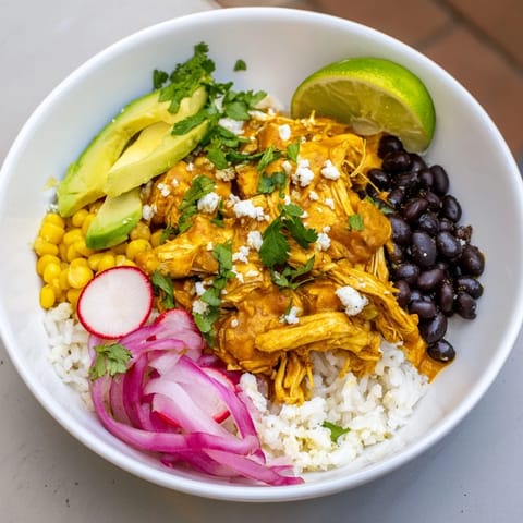 Green Enchiladas Rice Bowl