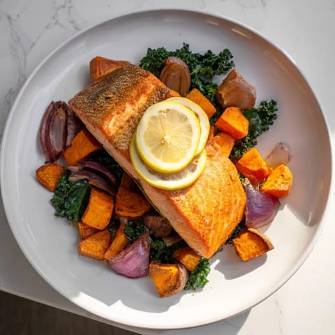 Sheet-Pan Salmon With Vegetables