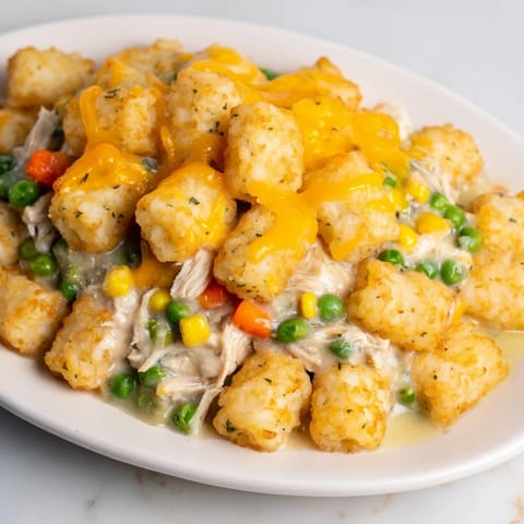 Tater Tot Chicken Pot Pie