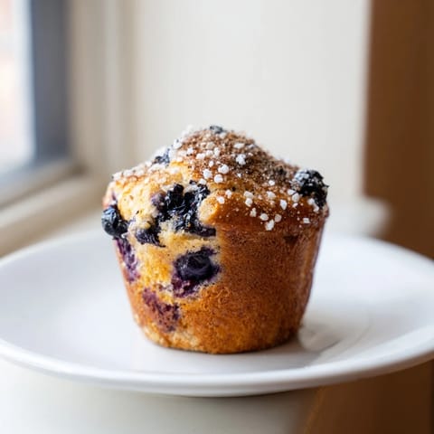 Budget Christmas Blueberry Muffins