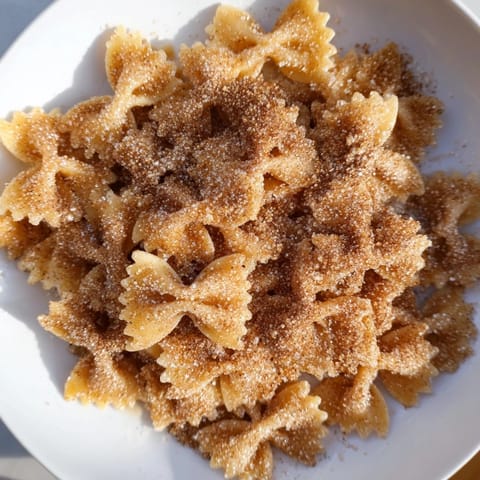 Air Fryer Bowtie Pasta Snack