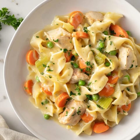 Creamy Chicken Egg Noodles