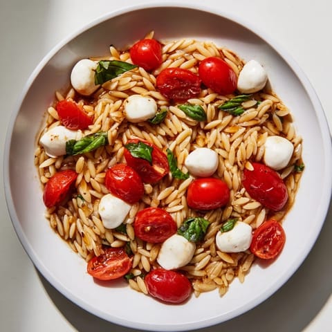 Caprese Orzo Salad Fresh
