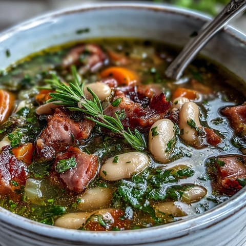 Ham Cannellini Bean Soup