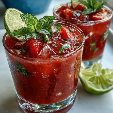 Strawberry Watermelon Daiquiri Mint