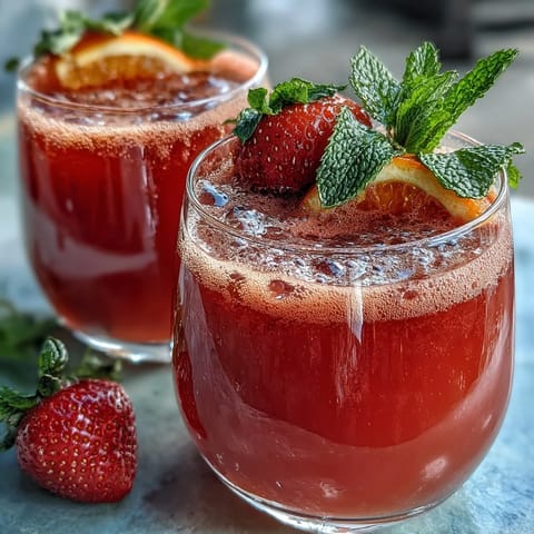 Mothers Day Strawberry Mimosa