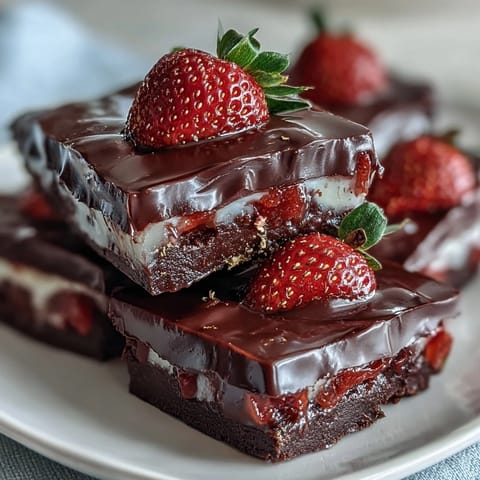 Dubai Chocolate Strawberry Bark