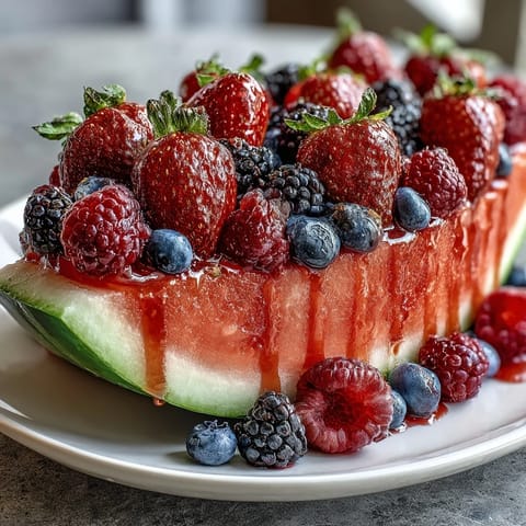 Watermelon Berry Fruit Platter