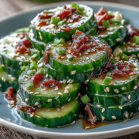 Asian Cucumber Salad Sesame