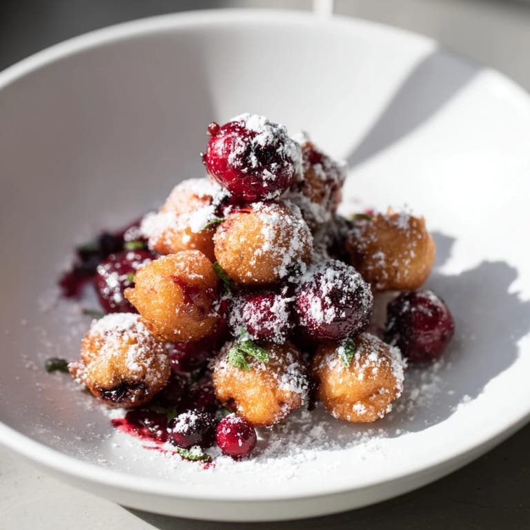 Golden Crispy Tempura Cranberry Bites, perfect for holiday gatherings and culinary adventures.