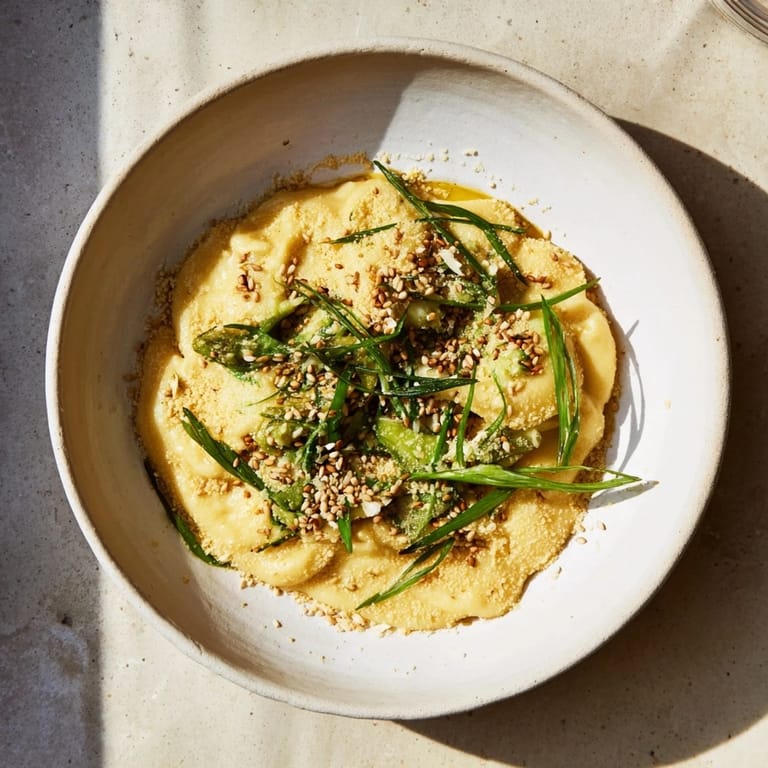 Velvety smooth, creamy miso ditalini, a delicious vegetarian main dish with a Japanese flavor twist.