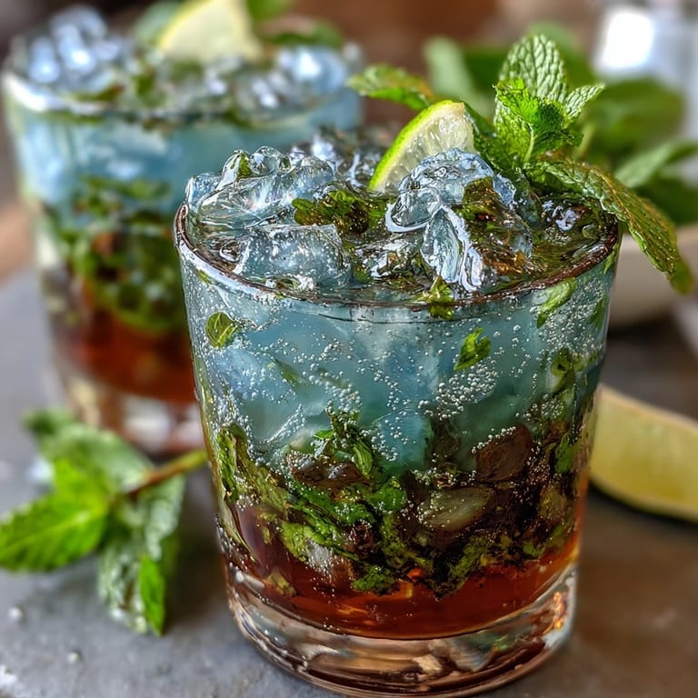 Crisp, refreshing Kentucky Derby mini mint julep mocktails with crushed ice, sparkling water, and a burst of fresh mint flavor.