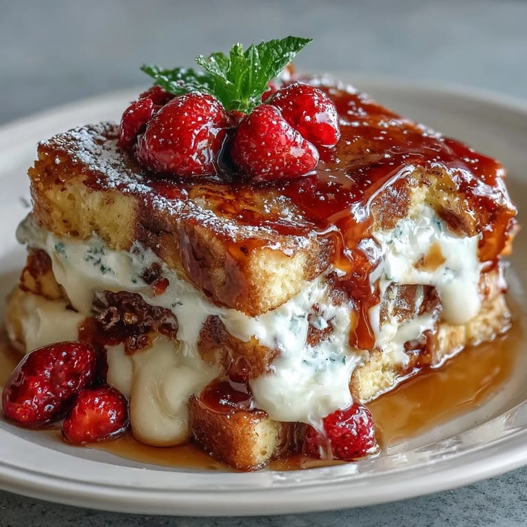 Warm and inviting, this berry-studded pancake casserole is drizzled with maple syrup and ready to serve alongside fresh fruit for a delightful Mothers Day breakfast.  