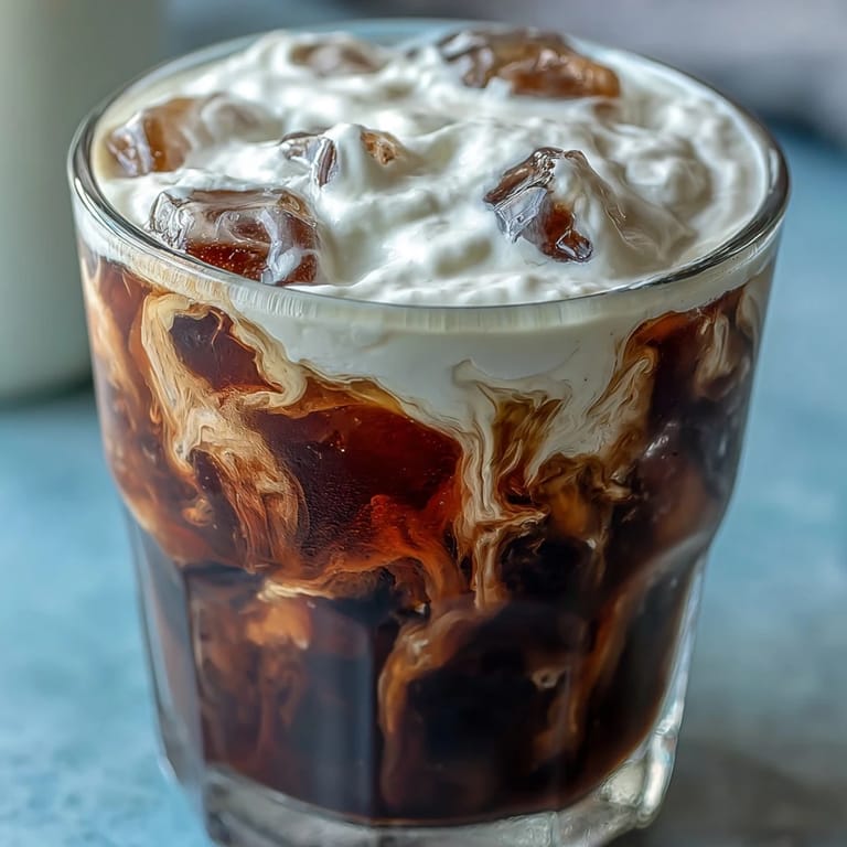 Enjoy a smooth, chilled cold brew coffee topped with decadent vanilla sweet cream.